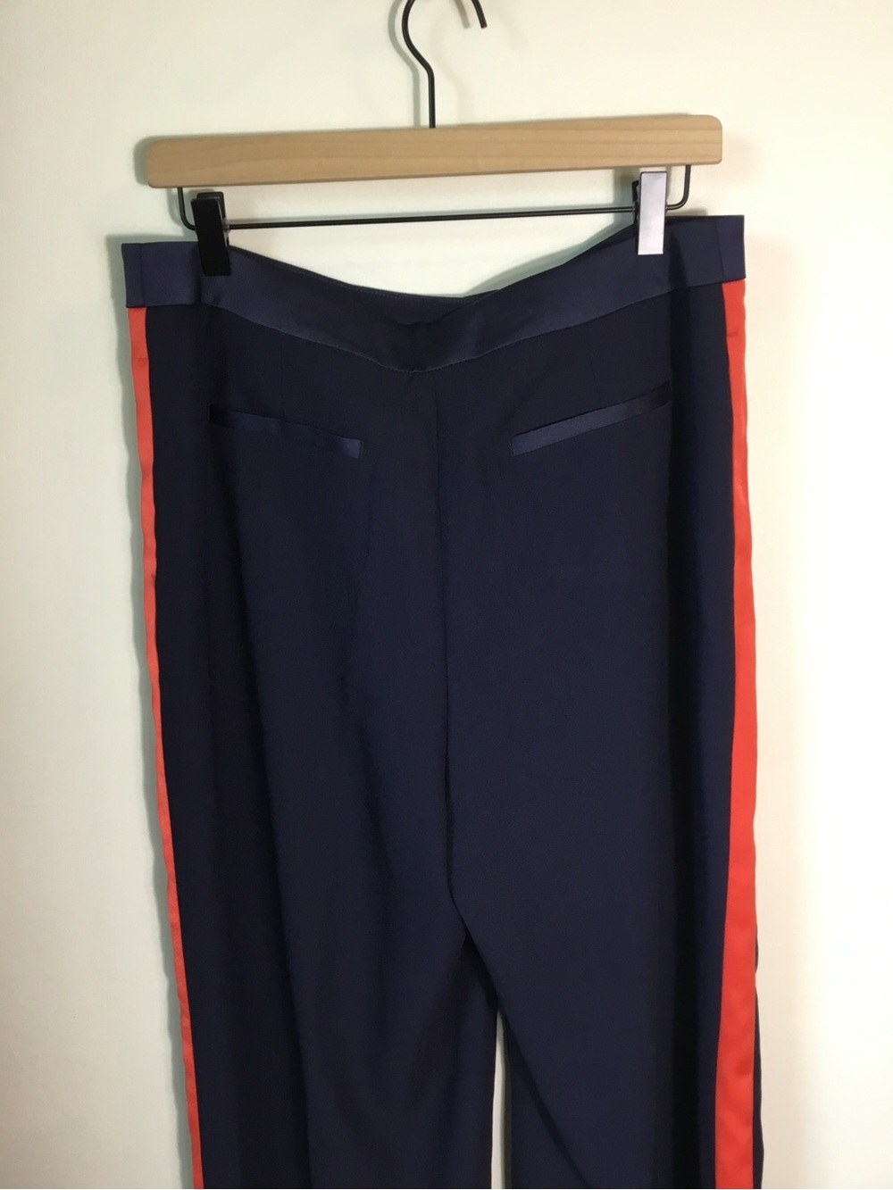 Boden Wide Leg Navy with Orange Stripe NEW - Picture 5 of 7
